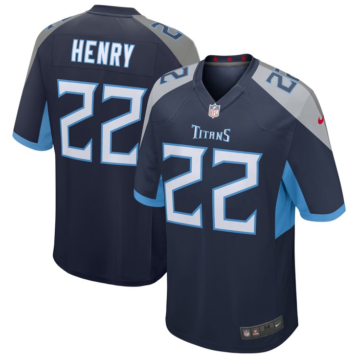 Derrick Henry Tennessee Titans Game Jersey - Navy Nfl