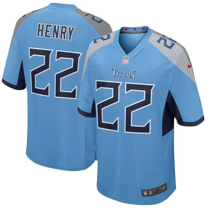 Derrick Henry Tennessee Titans Player Game Jersey - Light Blue Nfl