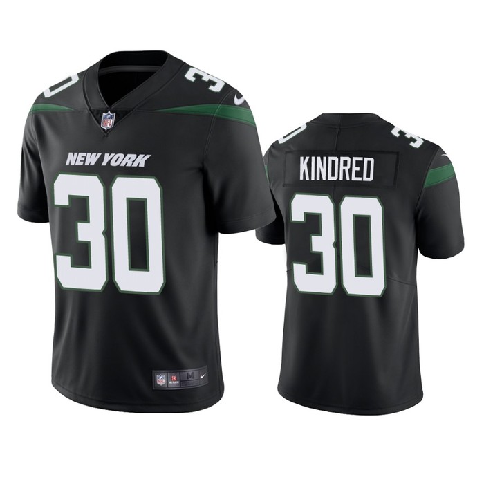 Derrick Kindred New York Jets Black Vapor Limited Jersey