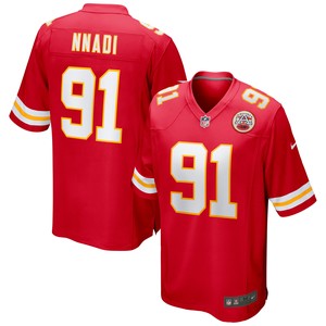 Derrick Nnadi Kansas City Chiefs Game Jersey - Red Nfl