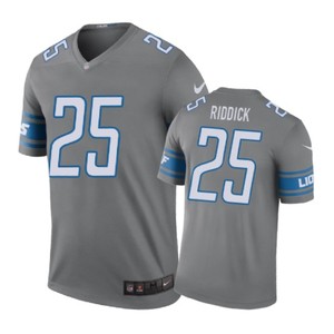 Detroit Lions #25 Theo Riddick Nike Color Rush Gray Jersey