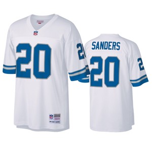 Detroit Lions Barry Sanders White Legacy Replica Jersey