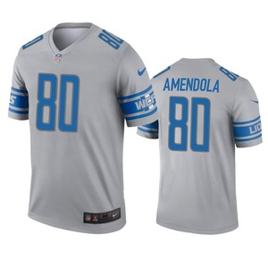 Detroit Lions Danny Amendola Gray Inverted Legend Jersey