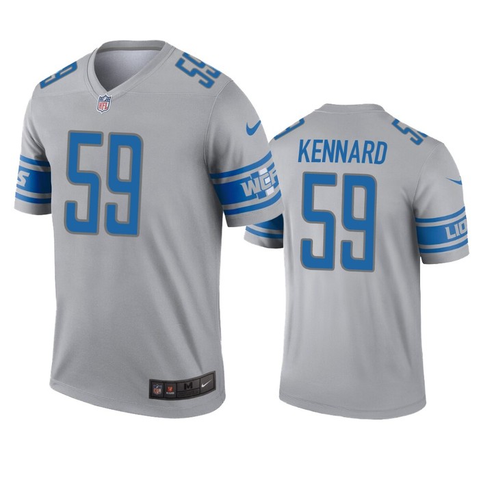 Detroit Lions Devon Kennard Gray Inverted Legend Jersey