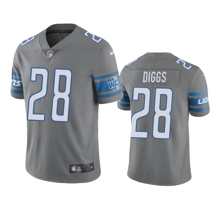 Detroit Lions Quandre Diggs Gray Nike Color Rush Limited Jersey