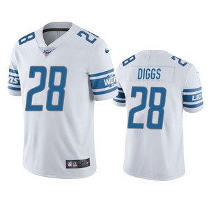 Detroit Lions Quandre Diggs White 100th Season Vapor Limited Jersey