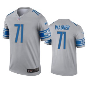 Detroit Lions Rick Wagner Gray Inverted Legend Jersey