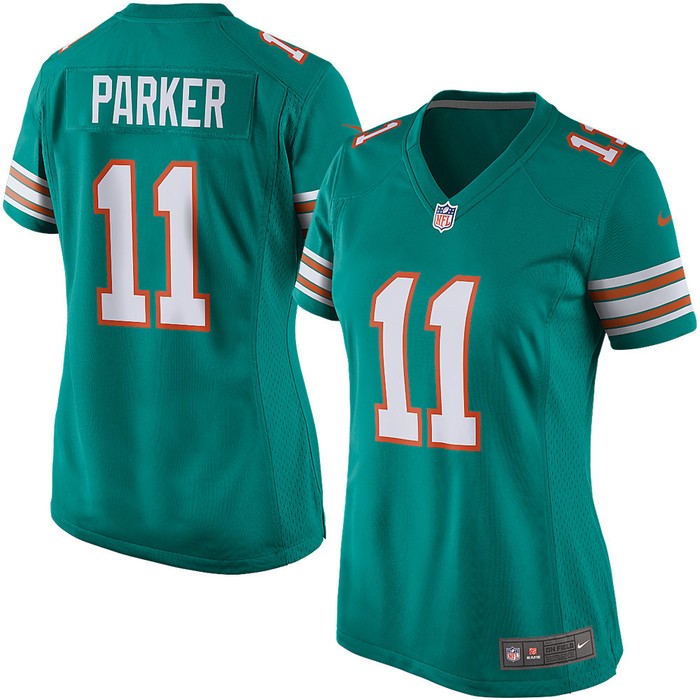 Devante Parker Miami Dolphins Womens Game Player Jersey - Aqua Nfl