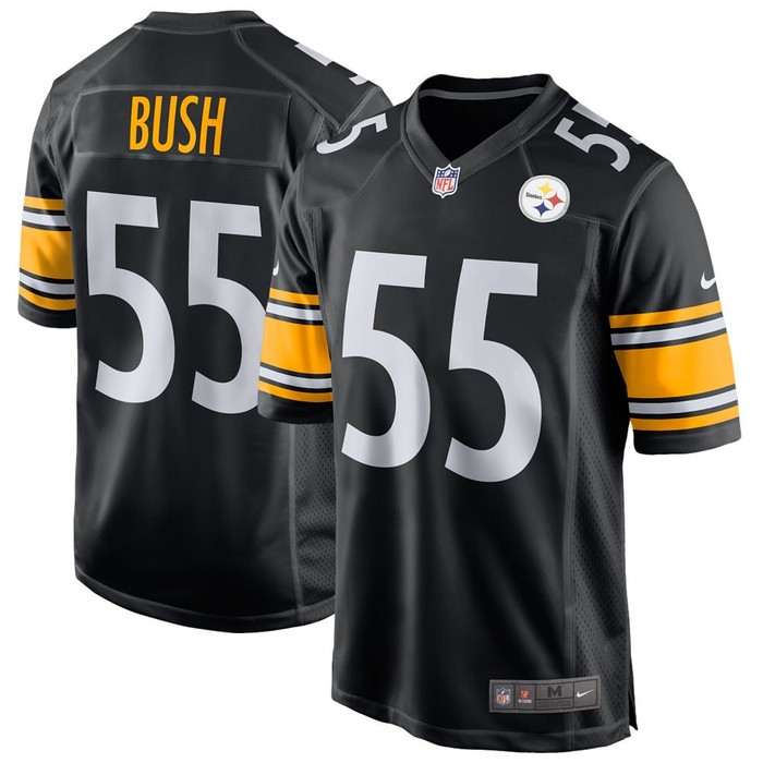 Devin Bush Pittsburgh Steelers Game Player Jersey - Black Nfl