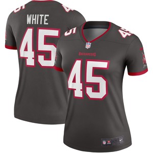 Devin White Tampa Bay Buccaneers Womens Alternate Legend Jersey - Pewter Nfl