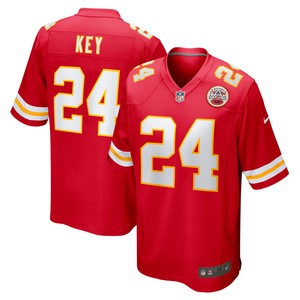 Devon Key Kansas City Chiefs Game Jersey - Red Nfl