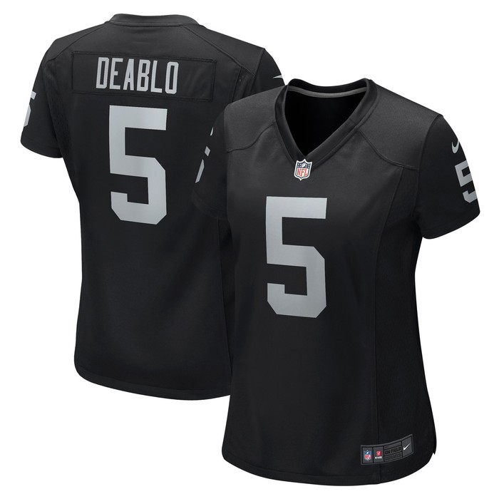 Divine Deablo Las Vegas Raiders Womens Player Game Jersey - Black Nfl