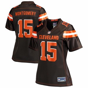 Dj Montgomery Cleveland Browns Nfl Pro Line Womens Player Jersey - Brown