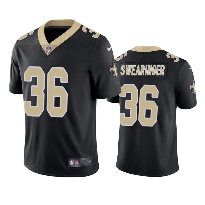 D.j. Swearinger New Orleans Saints Black Vapor Limited Jersey