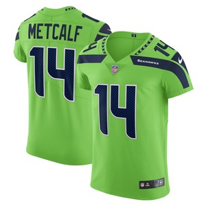 Dk Metcalf Seattle Seahawks Alternate Vapor Elite Player Jersey Neon Green Nfl