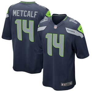 Dk Metcalf Seattle Seahawks Game Jersey - College Navy Nfl - Cocomos