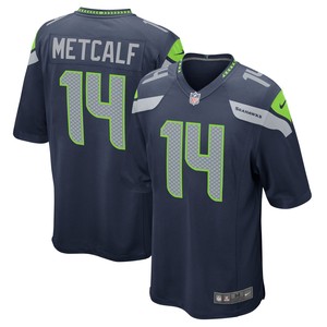 Dk Metcalf Seattle Seahawks Game Team Jersey - College Navy Nfl