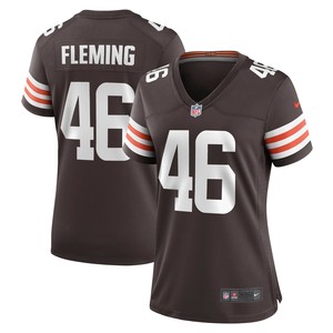 Don Fleming Cleveland Browns Womens Retired Player Jersey - Brown Nfl