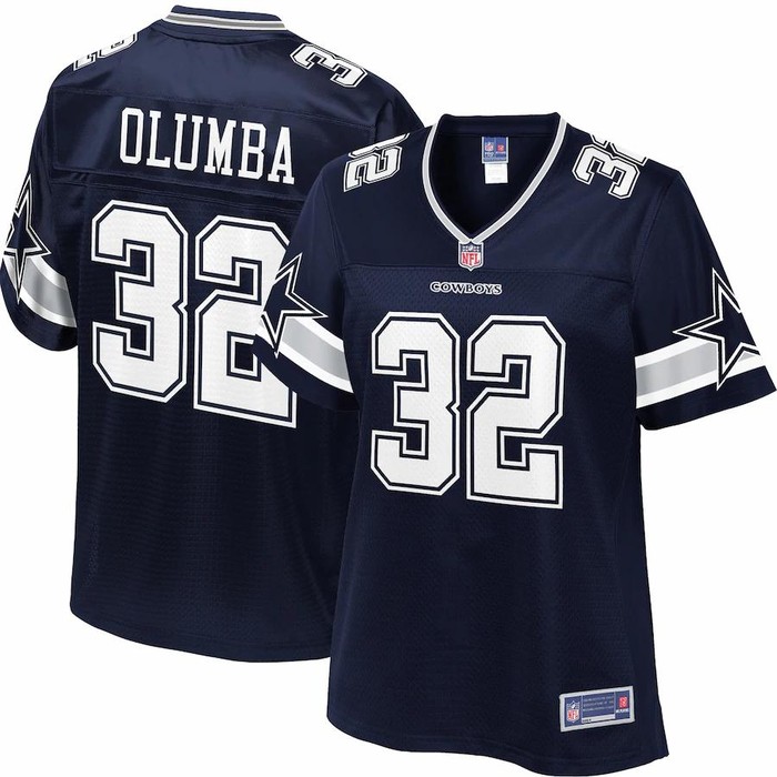 Donovan Olumba Dallas Cowboys Nfl Pro Line Womens Player Jersey - Navy - Cocomos