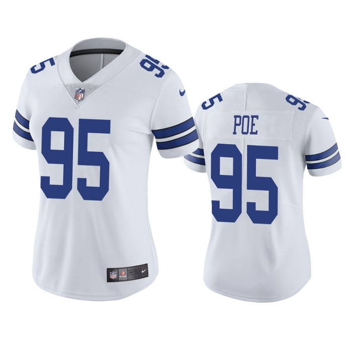 Dontari Poe Dallas Cowboys White Vapor Limited Jersey - Cocomos