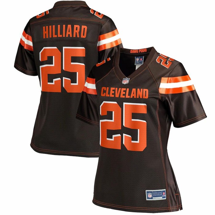 Dontrell Hilliard Cleveland Browns Nfl Pro Line Womens Player Jersey - Brown