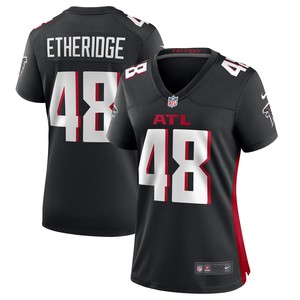 Dorian Etheridge Atlanta Falcons Womens Game Jersey - Black Nfl