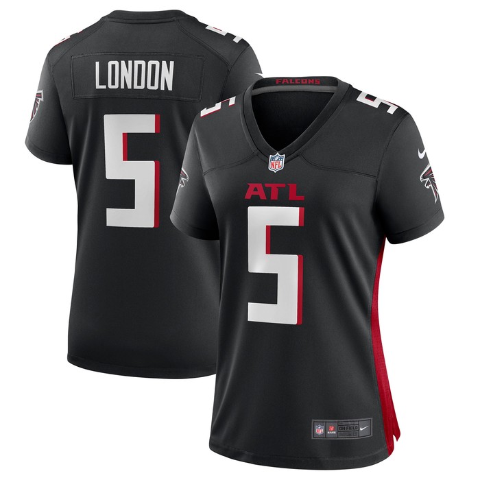 Drake London Atlanta Falcons Womens Player Game Jersey - Black Nfl