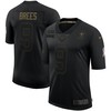 Drew Brees New Orleans Saints 2020 Salute To Service Limited Jersey - Black