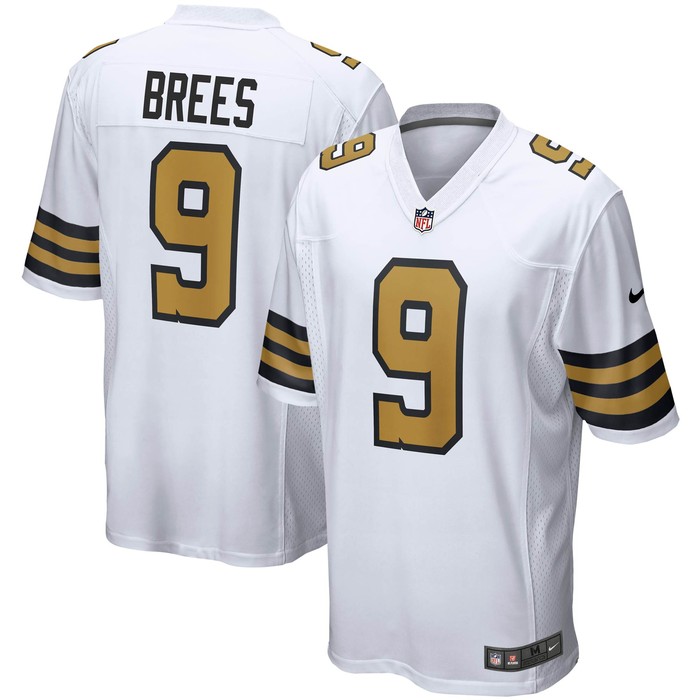 Drew Brees New Orleans Saints Alternate Game Jersey - White Nfl