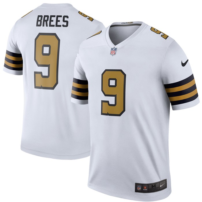 Drew Brees New Orleans Saints Color Rush Legend Jersey - White Nfl