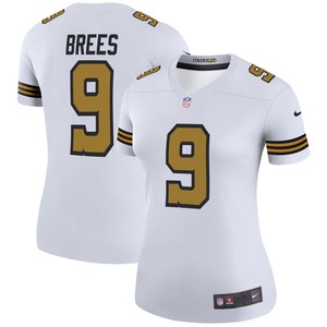 Drew Brees New Orleans Saints Womens Color Rush Legend Jersey White Nfl