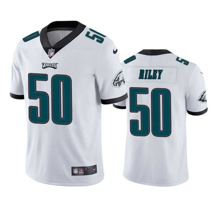 Duke Riley Philadelphia Eagles White Vapor Limited Jersey