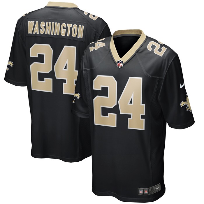 Dwayne Washington New Orleans Saints Game Player Jersey - Black Nfl