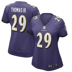 Earl Thomas Baltimore Ravens Nike Womens Game Jersey - Purple