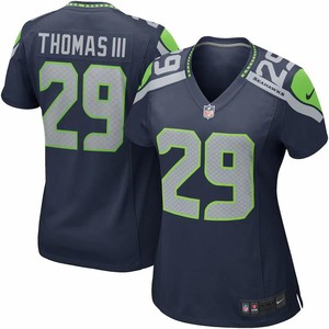 Earl Thomas Iii Seattle Seahawks Nike Womens Game Jersey - College Navy