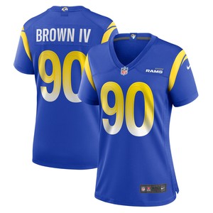 Earnest Brown Iv Los Angeles Rams Womens Game Player Jersey - Royal Nfl