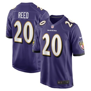 Ed Reed Baltimore Ravens Retired Player Game Jersey - Purple Nfl