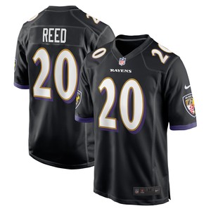 Ed Reed Baltimore Ravens Retired Player Jersey Black Nfl