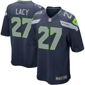 Eddie Lacy Seattle Seahawks Nike Game Jersey - Navy