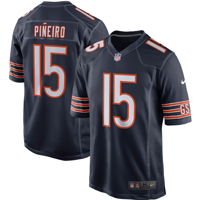 Eddy Pineiro Chicago Bears Game Player Jersey - Navy Nfl