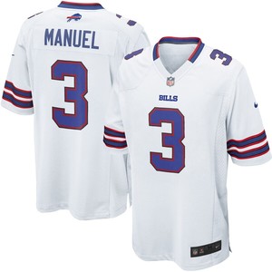 Ej Manuel Buffalo Bills Nike Game Jersey - White