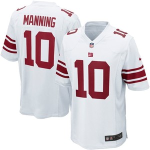 Eli Manning New York Giants Game Jersey White Nfl