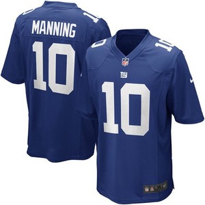 Eli Manning New York Giants Team Color Game Jersey - Royal Blue Nfl - Cocomos