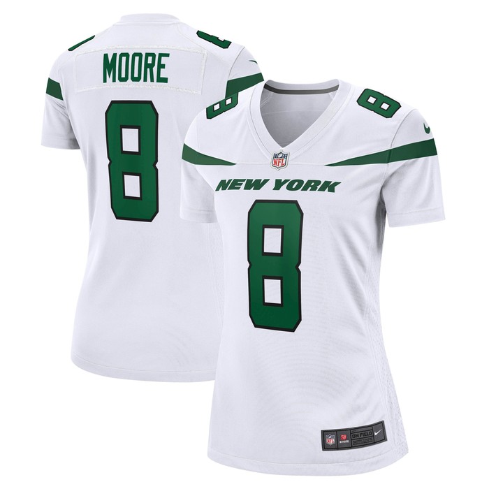 Elijah Moore New York Jets Womens Game Jersey White Nfl