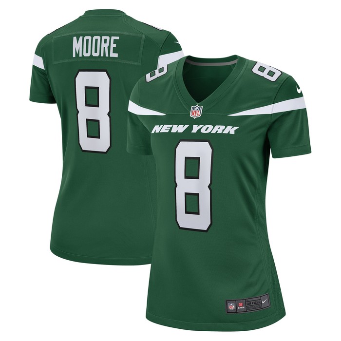 Elijah Moore New York Jets Womens Game Player Jersey Gotham Green Nfl