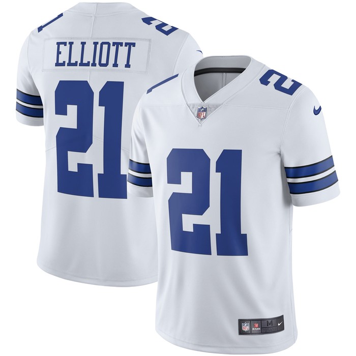 Ezekiel Elliott Dallas Cowboys Vapor Limited Player Jersey White Nfl