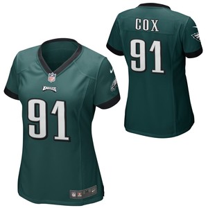 Fletcher Cox Philadelphia Eagles Nike Womens Game Jersey - Midnight Green