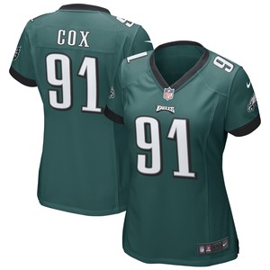 Fletcher Cox Philadelphia Eagles Womens Game Jersey - Midnight Green Nfl