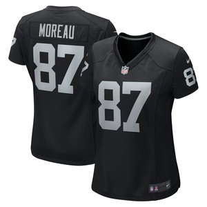 Foster Moreau Las Vegas Raiders Womens Game Jersey - Black Nfl