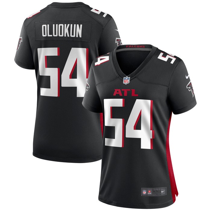 Foyesade Oluokun Atlanta Falcons Womens Game Jersey - Black Nfl